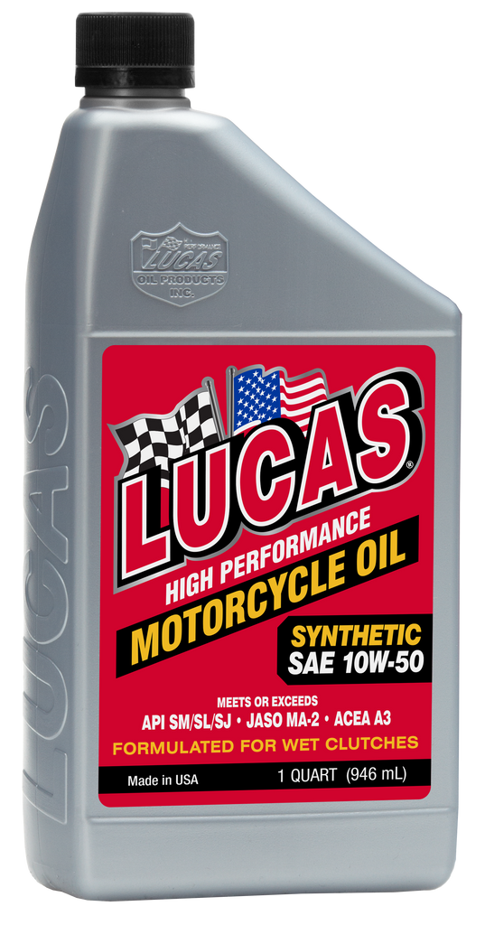 LUCAS Synthetic High Performance Oil 10W-50 - Part #10716 (1 Quart)