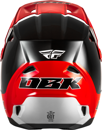 Kinetic Dbk Helmet Black/Red/Grey Md
