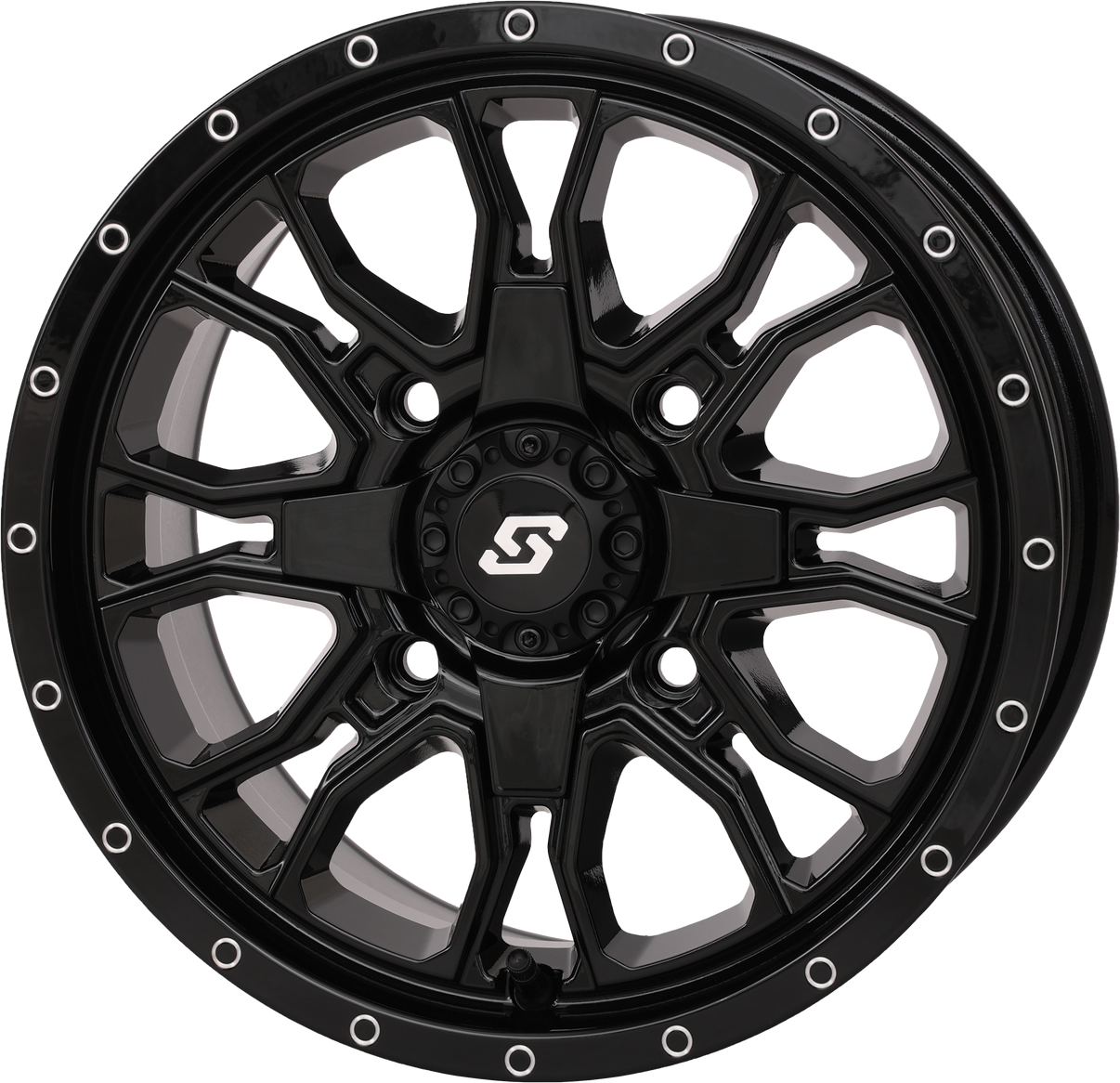 Fusion Dd Wheel  14x7 6+1 4/137 & 4/156 Gloss Black