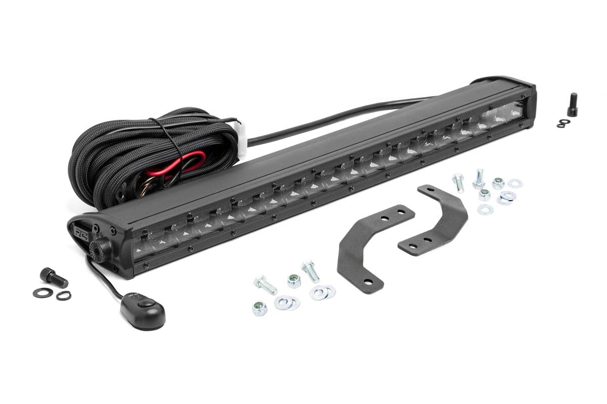 LED Light Kit | Under Bed Mount | 20" Black Single Row | Polaris Ranger XP 1000  | 93016