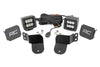LED Light Kit | Cage Mount | 2" Black Pair | Spot | Polaris General XP 4 1000  | 93022