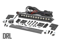 LED Light Kit | Bumper Mount | 12" Black Single Row | White DRL | Polaris Ranger XP 1000  | 93027