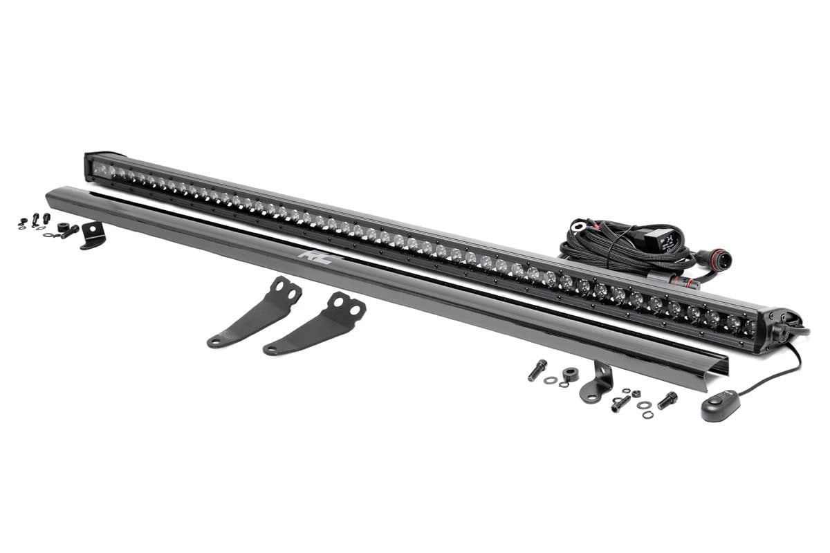 LED Light Kit | Lower Windshield | 50" Black Single Row | Polaris General XP 4 1000  | 93034