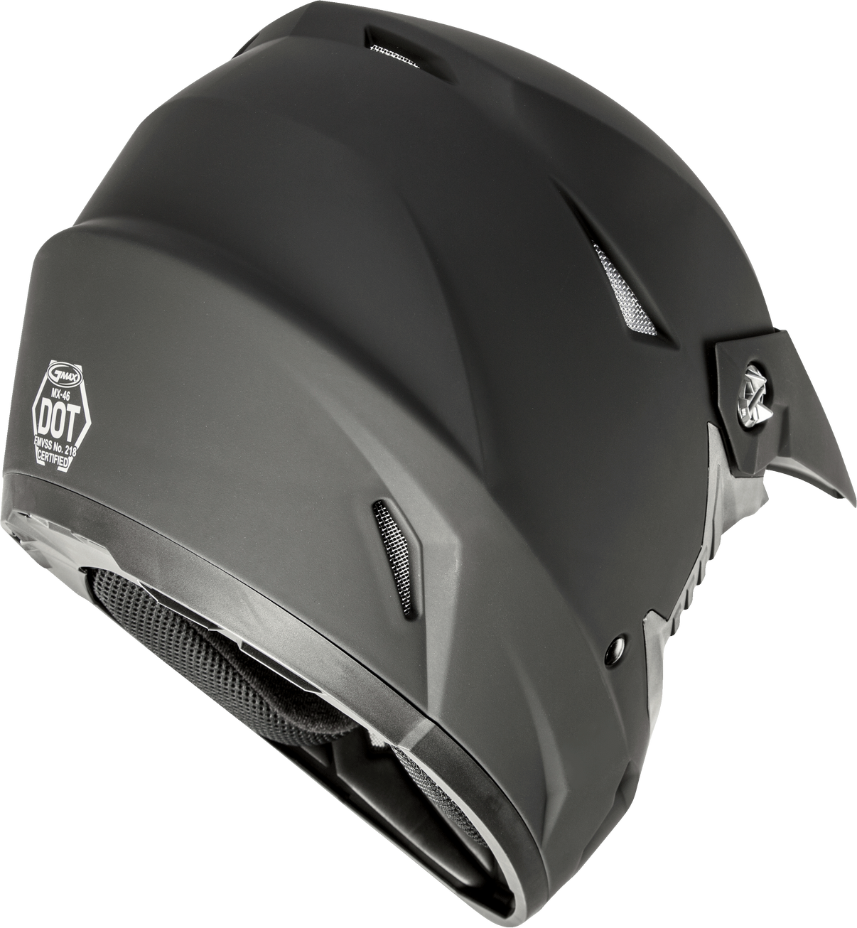 Mx 46 Off Road Helmet Matte Black Lg