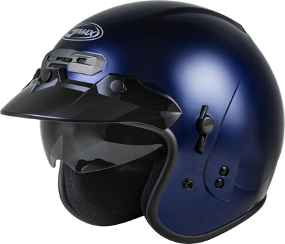 Gm 32 Open Face Helmet Blue Lg