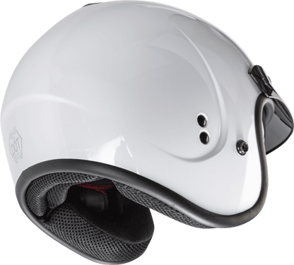 Gm 32 Open Face Helmet Pearl White 3x
