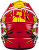 Youth Mx 46y Unstable Helmet Red/Yellow Yl