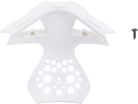 M8/M10 Helmet Chin Vent Frame Gloss White Md 2x