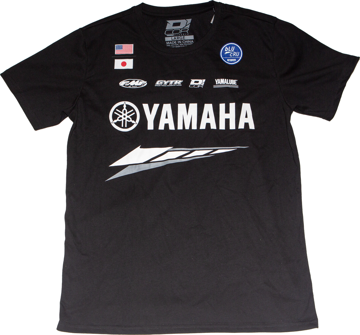 Yamaha Factory T Shirt Black Xxl