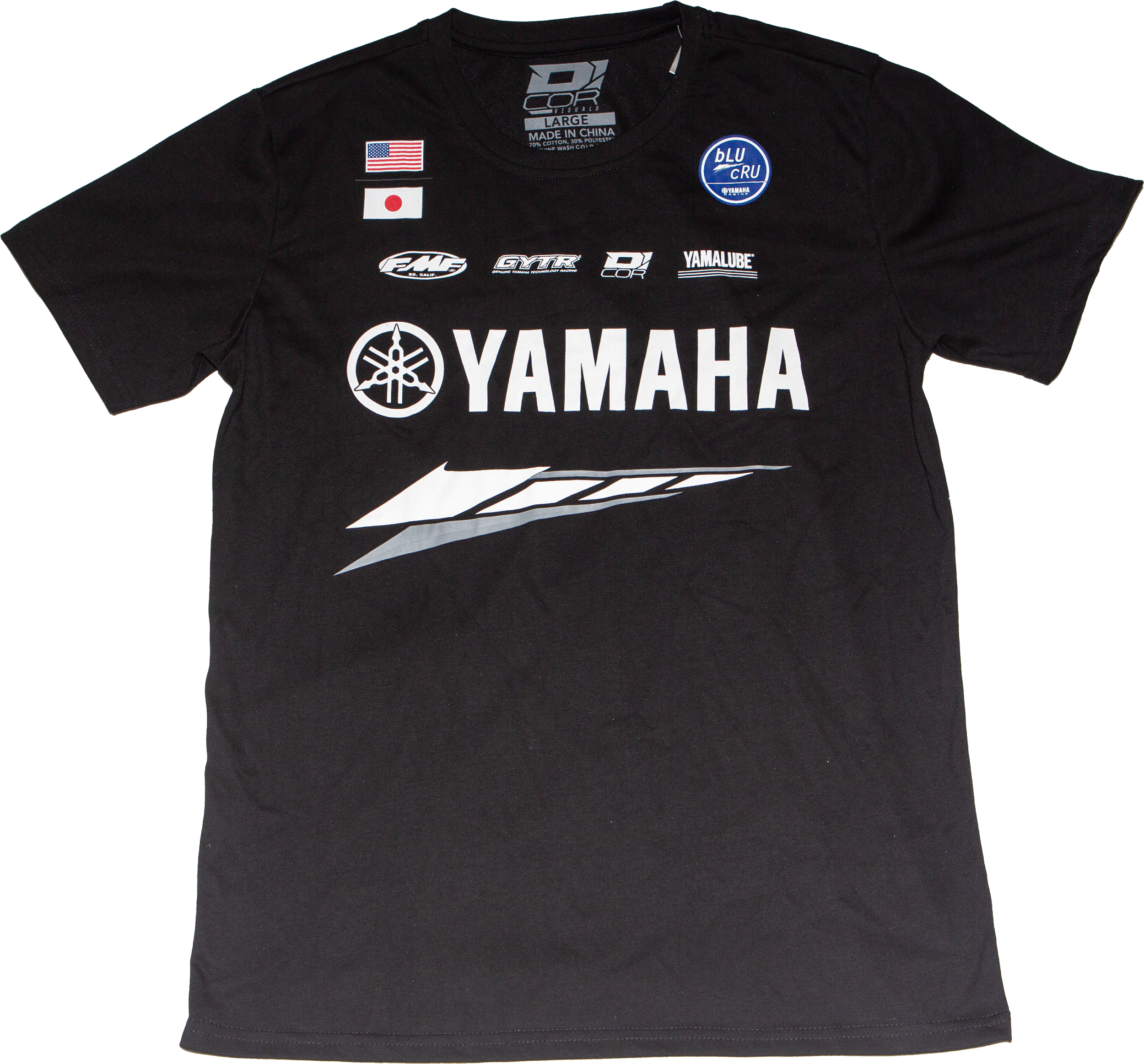 Yamaha Factory T Shirt Black Xxl