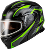 Md 01s Transistor Snow Helmet Black/Grey/Green 2x