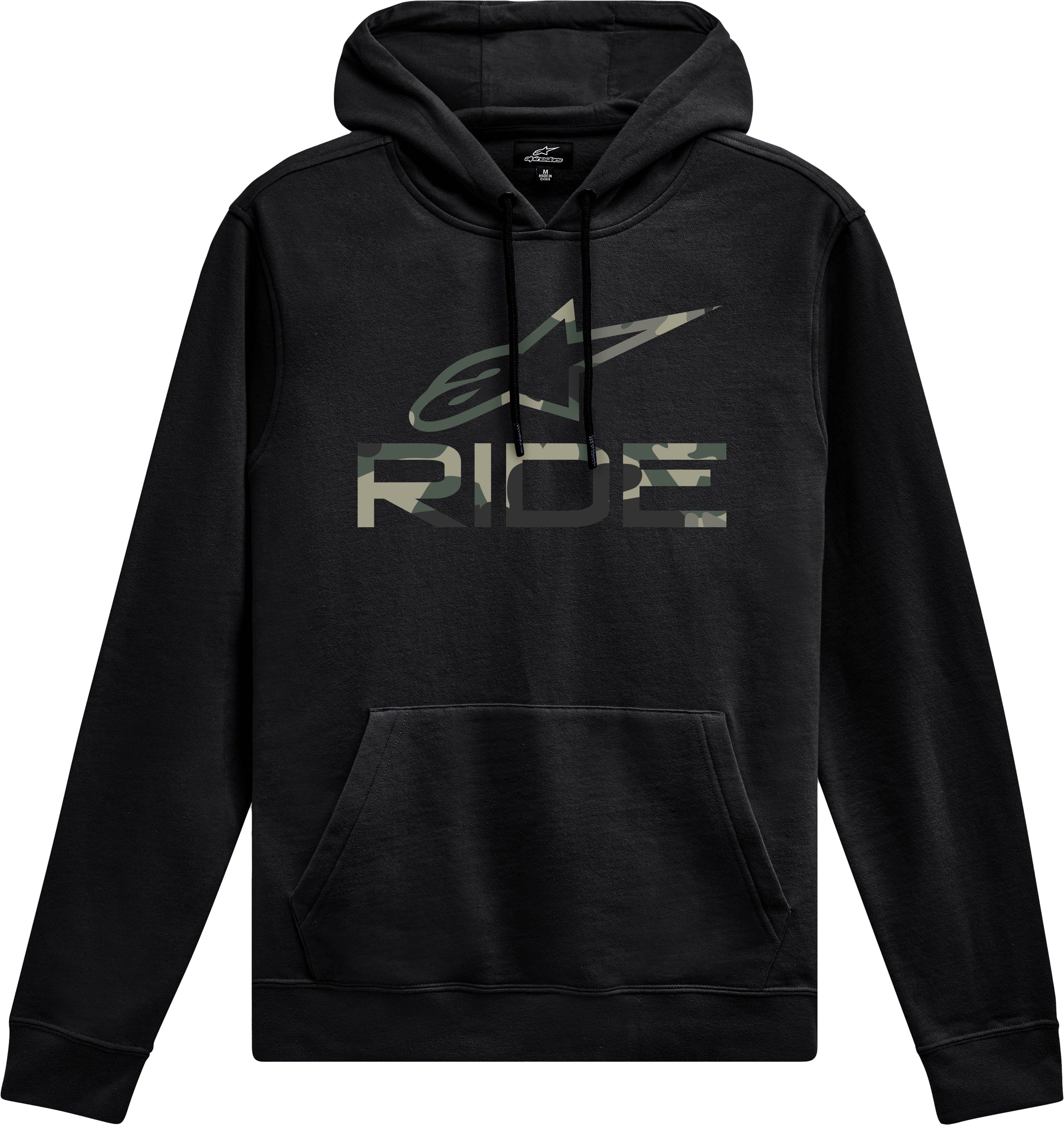 Ride Camo Hoodie V3 Black Xl