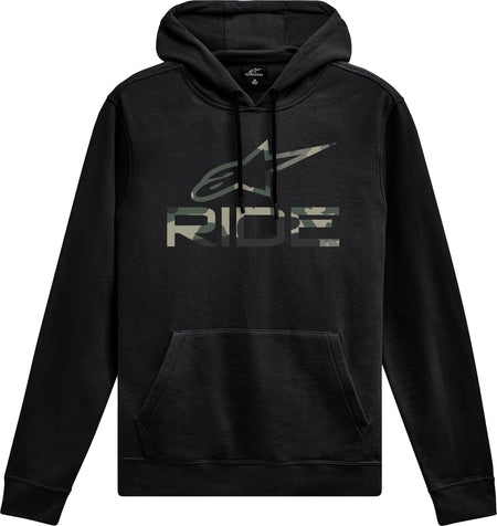 Ride Camo Hoodie V3 Black Xl