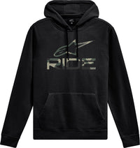 Ride Camo Hoodie V3 Black Lg