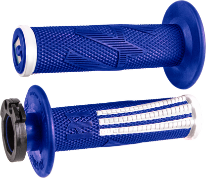 Emig2 Pro V2 Lock On Grip Blue/White