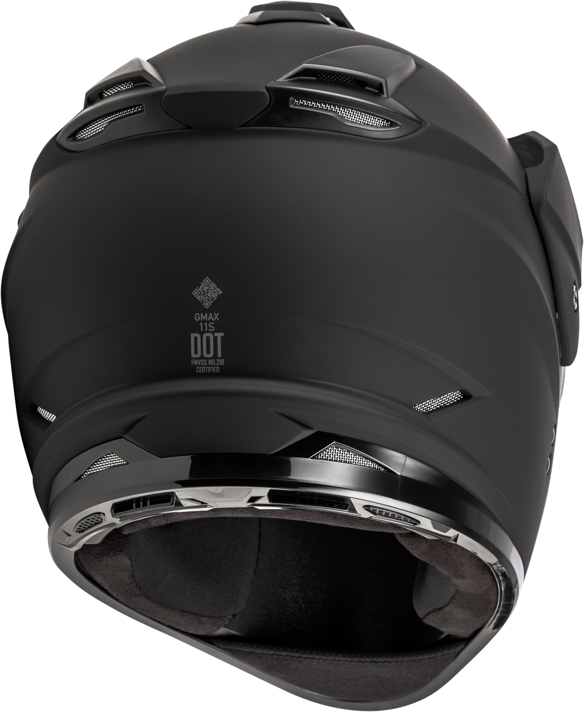 Gm 11s Snow Helmet W/ Elec Shield Matte Black Md