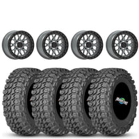 Valor V07 Beadlock 15x7 Satin Graphite 5+2 4/137 on Gladiator X Comp 10 Ply 32x10-15