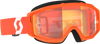 Primal Goggle Orange/White Orange Chrome Works