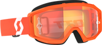 Primal Goggle Orange/White Orange Chrome Works