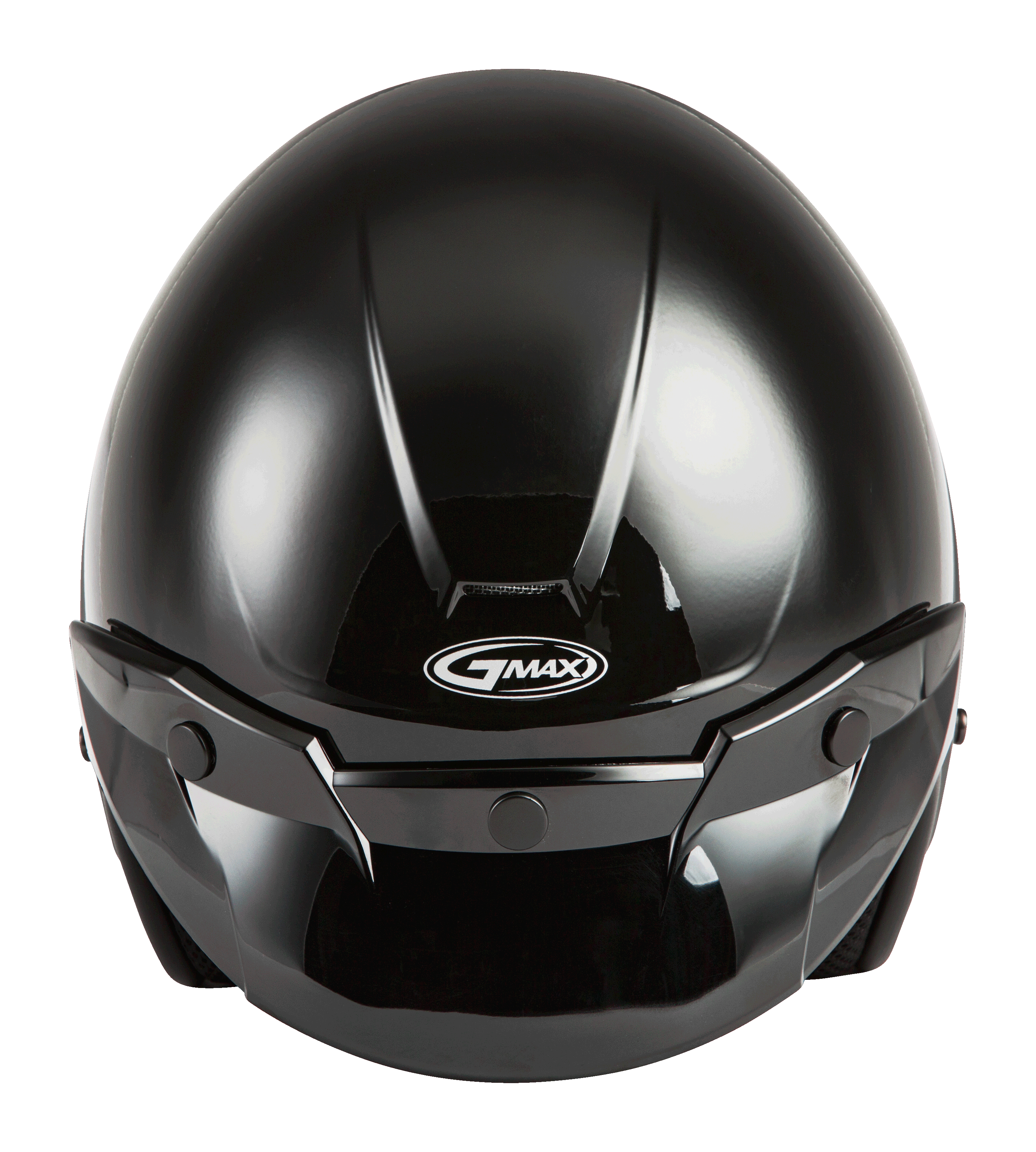 Of 2 Open Face Helmet Black Sm