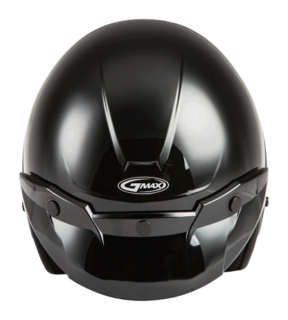 Of 2 Open Face Helmet Black Sm
