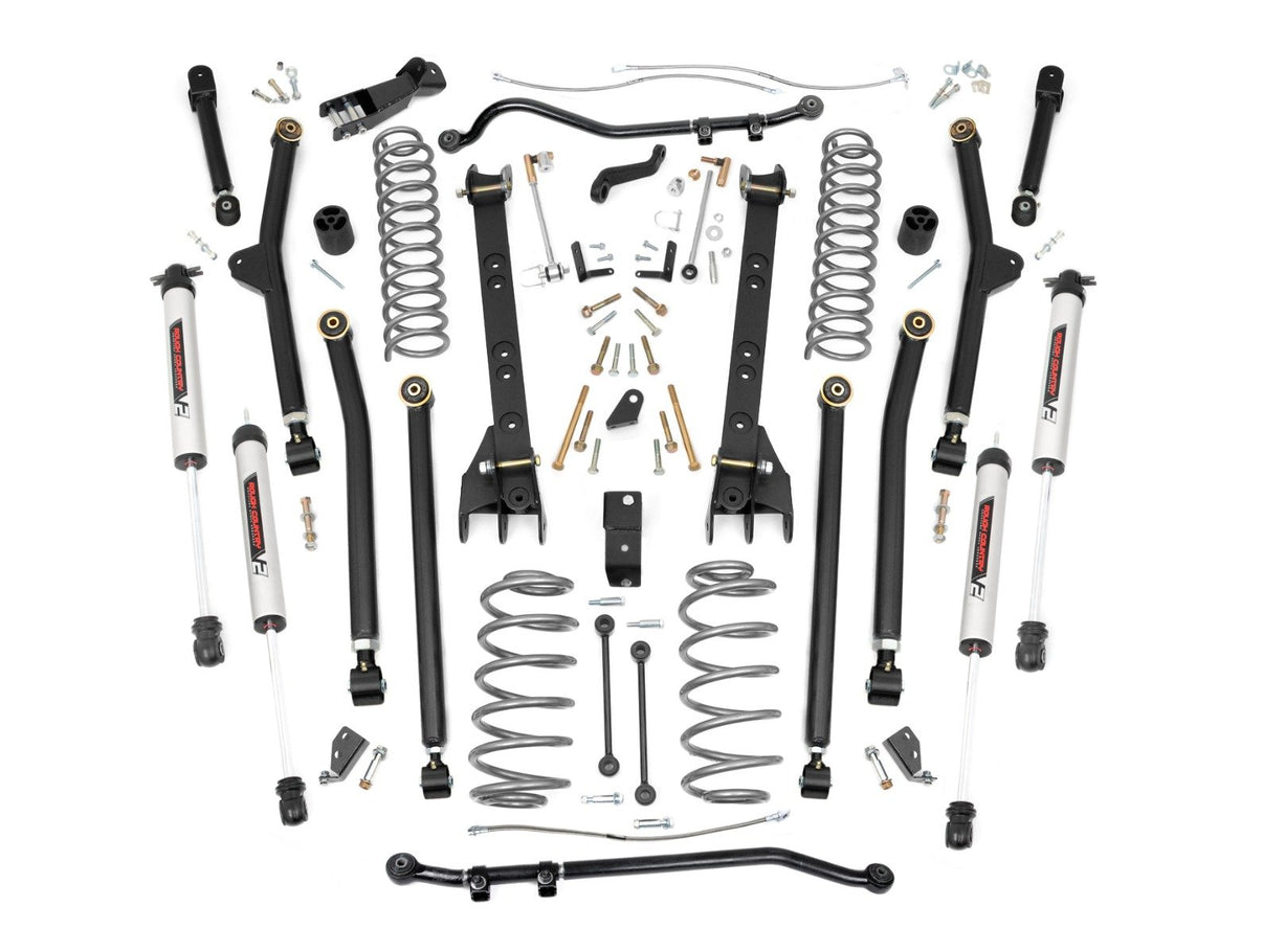 4 Inch Lift Kit | Long Arm | V2 | Jeep Wrangler TJ 4WD (1997-2006) | 66370
