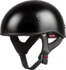 Hh 45 Half Helmet Naked Black Xl