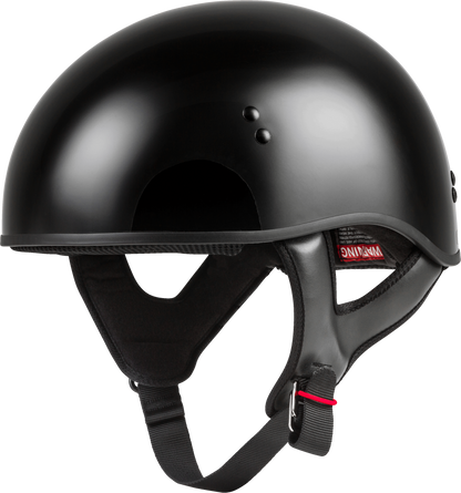 Hh 45 Half Helmet Naked Black Xl
