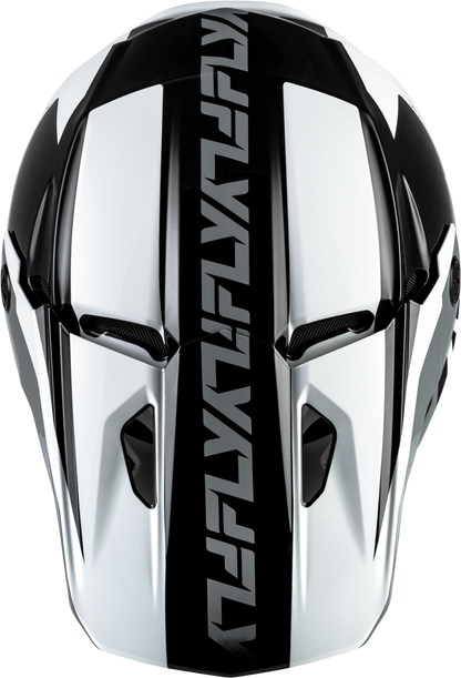 Kinetic Crest Helmet Black/White/Grey Xs