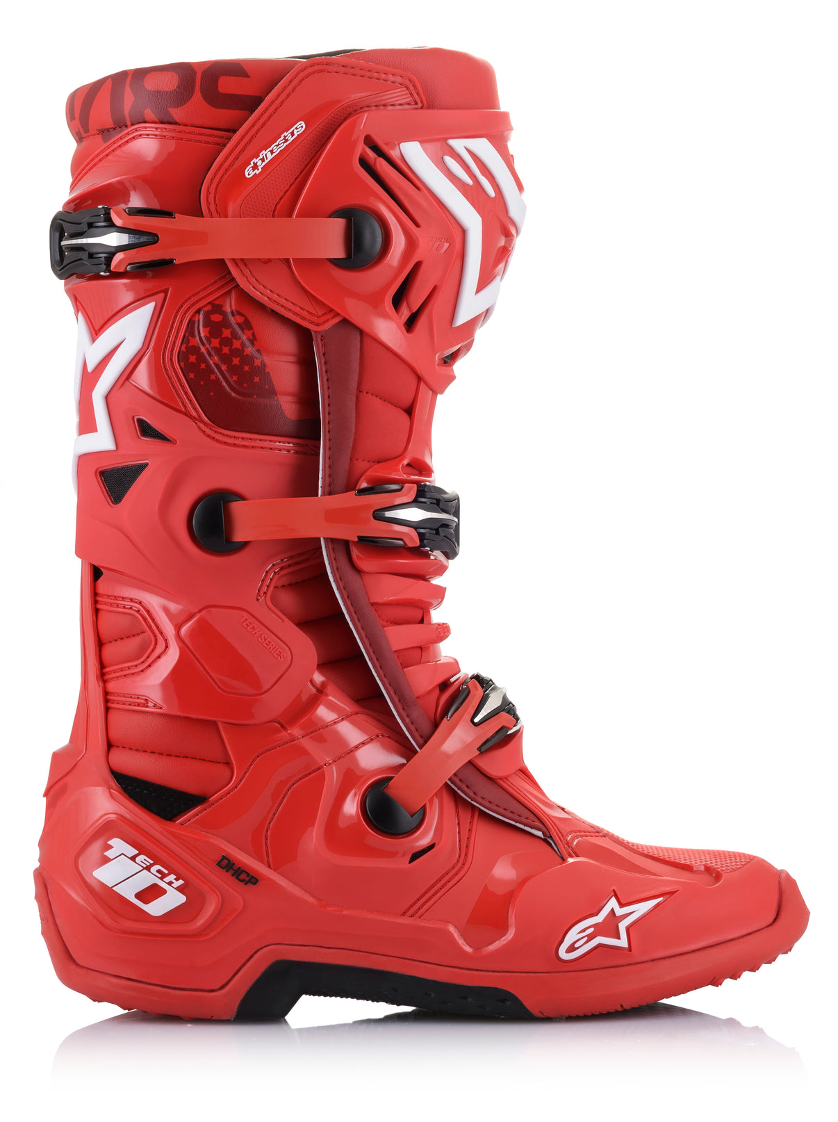 Tech 10 Boots Red Sz 07