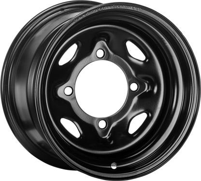 Sedona Steel 12x7 4/137 4+3 Blk Front