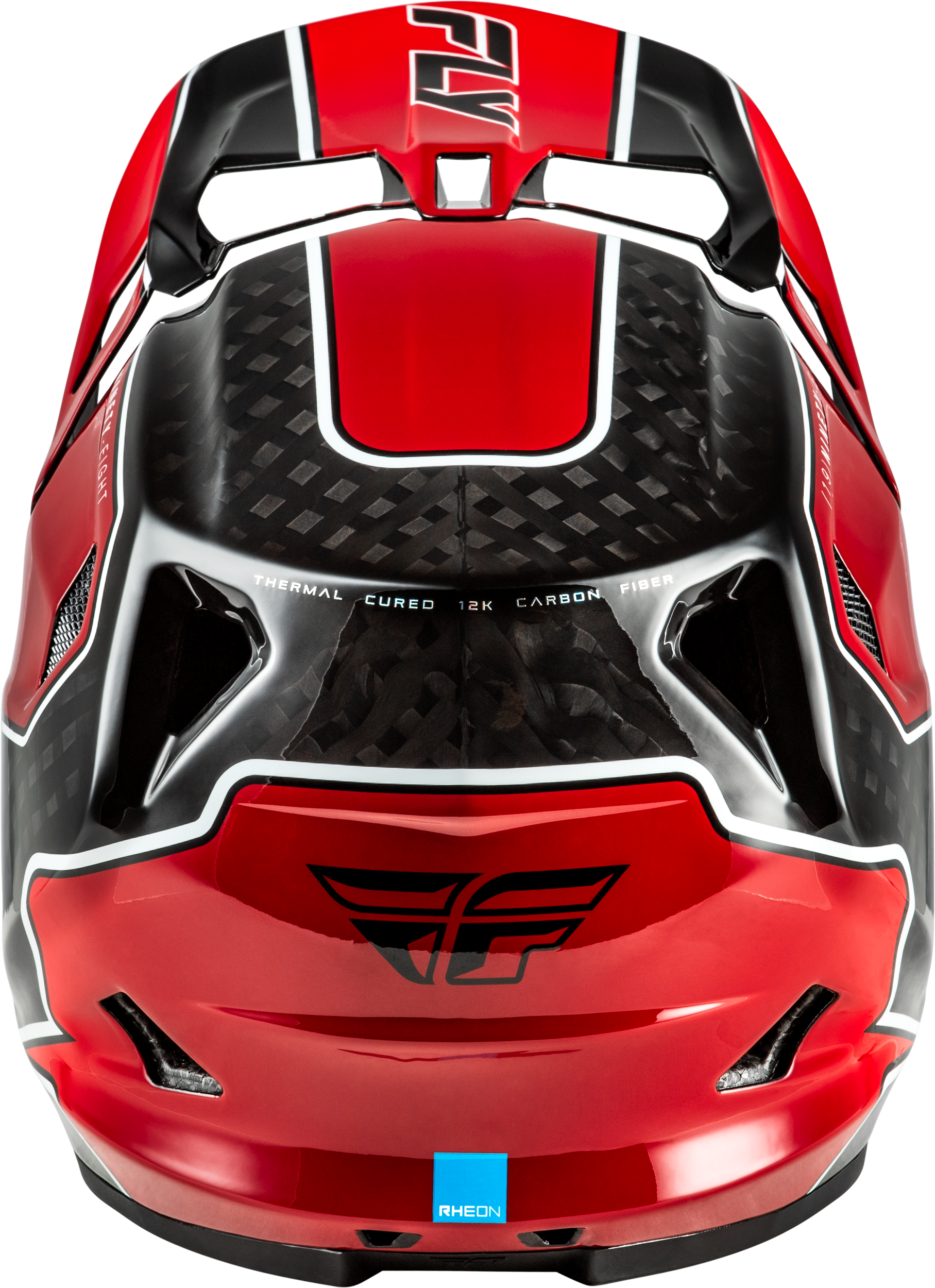 Werx R Flow Carbon Helmet Black Carbon/Red Sm