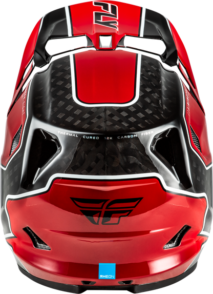 Werx R Flow Carbon Helmet Black Carbon/Red Sm