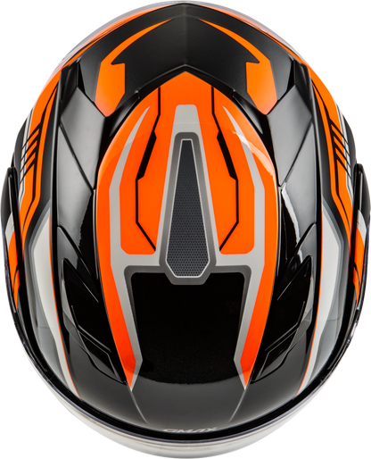 Md 01s Transistor Snow Helmet Orange/Black Sm