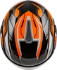 Md 01s Transistor Snow Helmet Orange/Black Lg
