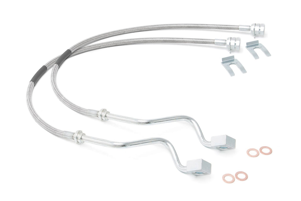Brake Lines | Stainless | FR | 4-8 Inch Lift | Ford F-250/F-350 Super Duty (99-04) | 89705