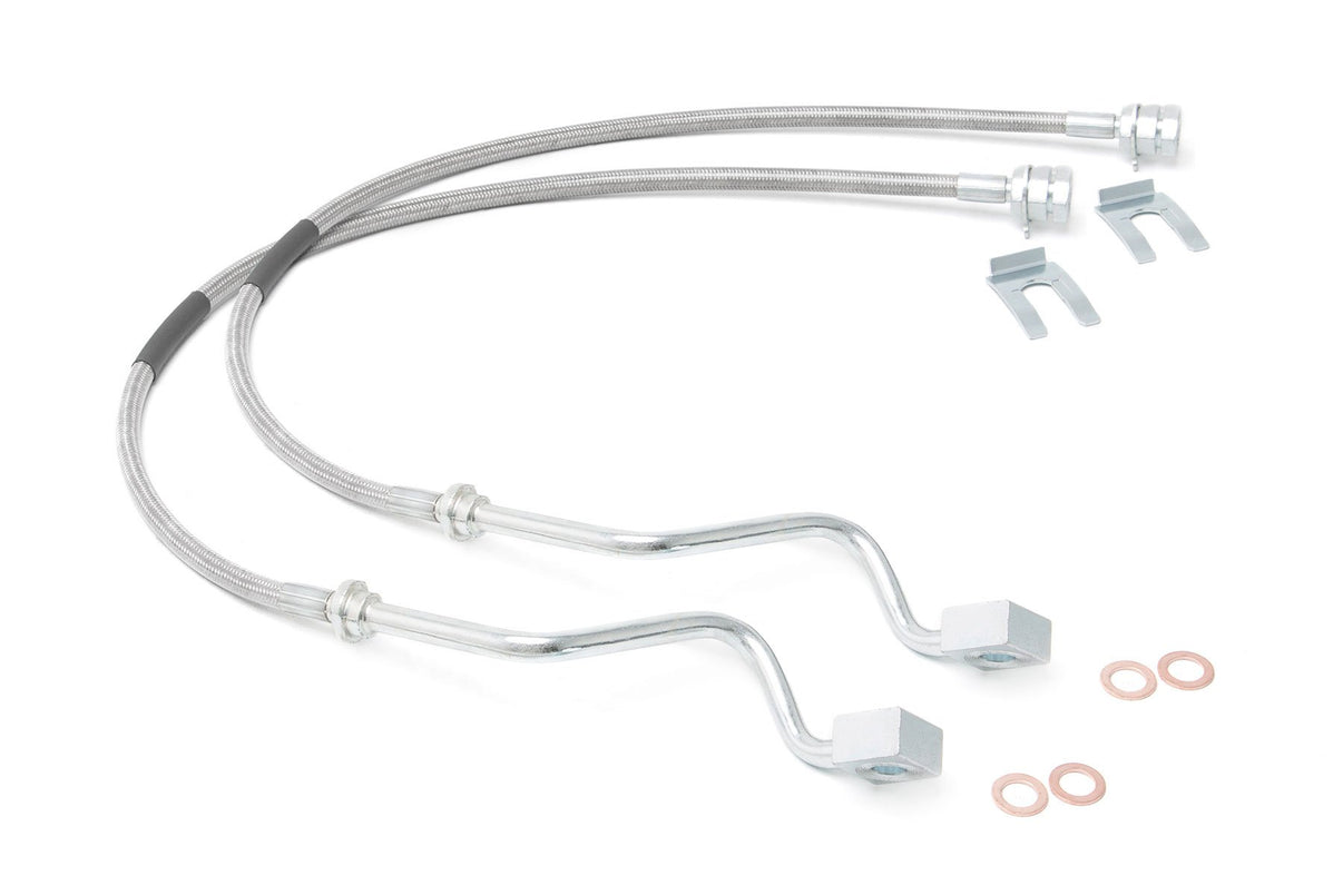 Brake Lines | Stainless | FR | 4-8 Inch Lift | Ford F-250/F-350 Super Duty (99-04) | 89705