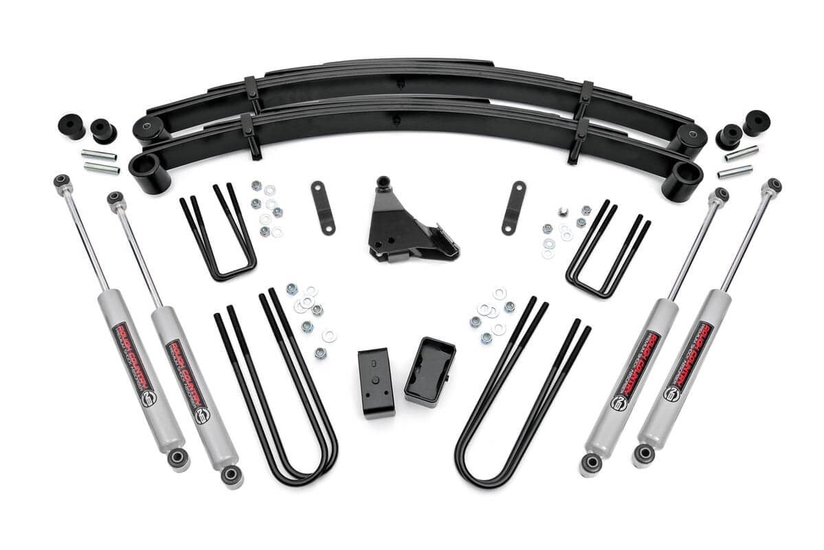 4 Inch Lift Kit | Rear Blocks | Ford F-250/F-350 Super Duty 4WD (1999-2004) | 49530