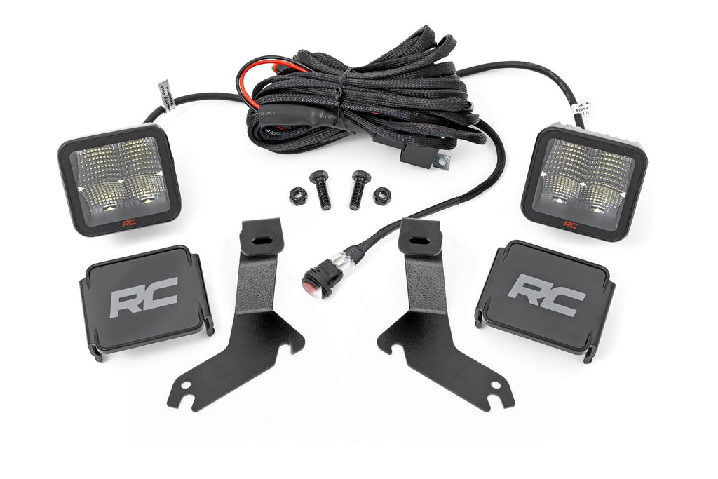 LED Light Kit | Ditch Mount | 2" Spectrum Pair | Spot | Chevy Silverado 1500 (99-06) | 82287