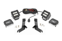 LED Light Kit | Ditch Mount | 2" Black Pair | Flood | Chevy Silverado 1500 (99-06) | 82283