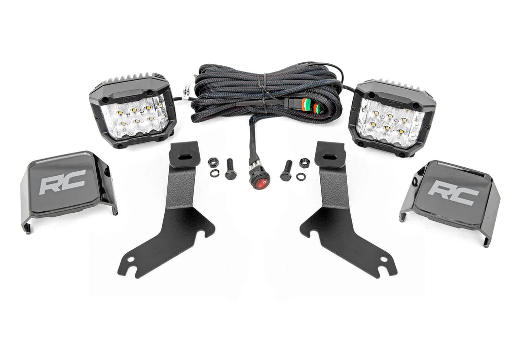 LED Light Kit | Ditch Mount |  3" OSRAM | Wide | Chevy Silverado 1500 (99-06) | 82285