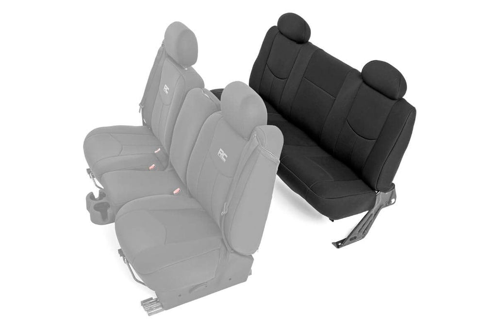 Rear Seat Covers | Full Bench | Chevy/GMC 1500 (99-06 & Classic) | 91014