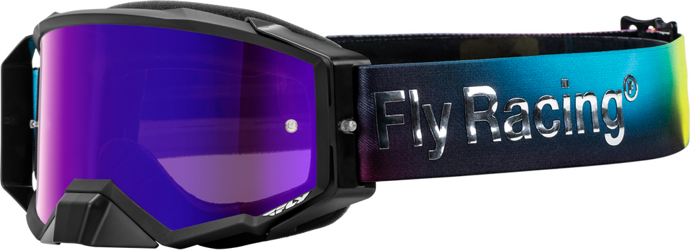 FLY RACING ZONE ELITE LEGACY GOGGLE FUSCHIA/ELEC BLU/HI-VIS W LENS