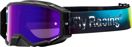 FLY RACING ZONE ELITE LEGACY GOGGLE FUSCHIA/ELEC BLU/HI-VIS W LENS