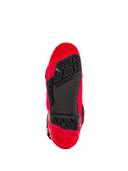 Alpinestars Tech 10 Enduro Boots - Bright Red/Black/White - Part Number 2010025-3016-9 - Size 9