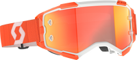 Fury Goggle Orange Orange Chrome Works