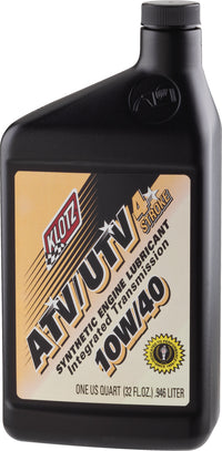 KLOTZ ATV/UTV Synthetic Engine Lubricant 10W-40 - 32oz (Part Number: ATVUTV-1040)