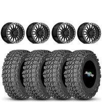 Valor V06 Beadlock 15x8 Gloss Black 6+2 on Gladiator X Comp 10 Ply 32x10-15