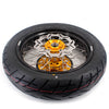 KKE 3.5/4.25*17inch Supermoto Wheels CST Tires For SUZUKI DRZ400 DRZ400E DRZ400S