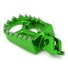 KKE CNC Aluminum Footpegs for HONDA/KAWASAKI Red/Blue/Green/Black/Silver